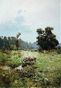 Serhii Vasylkivsky Cossack meadow Germany oil painting artist